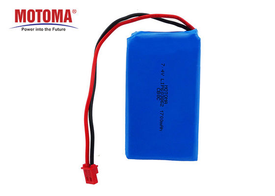 UL 착용할 수 있는 장치 건전지, Bluetooth 헤드폰을 위한 7.4V 1700mah 리튬 전지