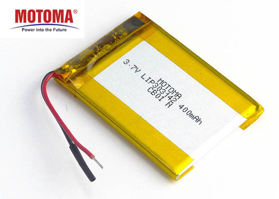고독한 노동자 장치를 위한 매우 호리호리한 리튬 이온 건전지 400mah
