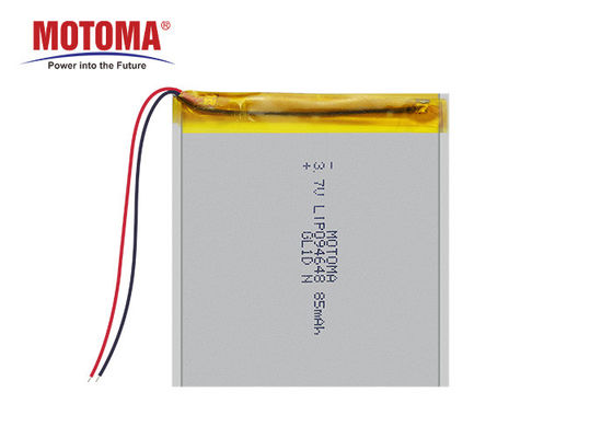 경량 85mah GPS 추적자 건전지, 0.9mm 매우 얇은 Lipo 건전지