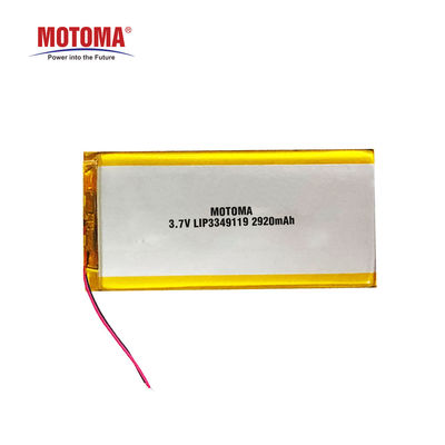 낮은 자체 방전을 가진 3.7 볼트 리튬 이온 재충전 전지 2920mah