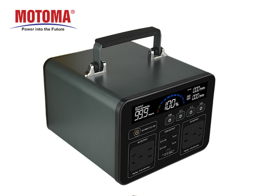 MPPT와 순수한 정현파 110V 220V 500W 1000W 야외 가지고 다닐 수 있는 태양 발전소